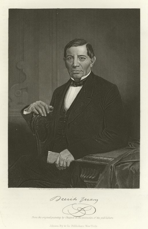 Benito Juarez af Alonzo Chappel