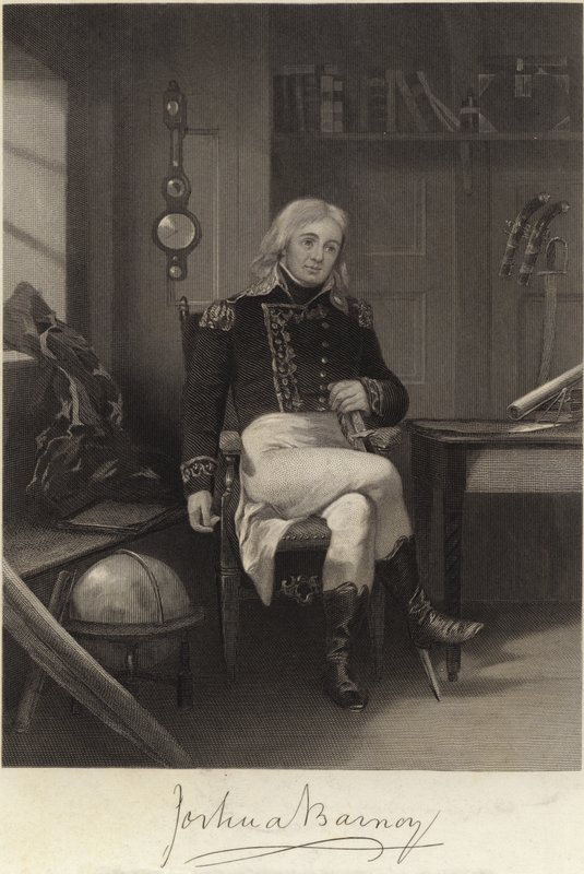 Joshua Barney af Alonzo Chappel