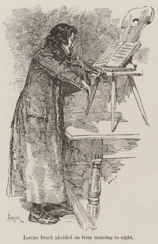 En violin med én melodi, af R E Francillon af Amedee Forestier