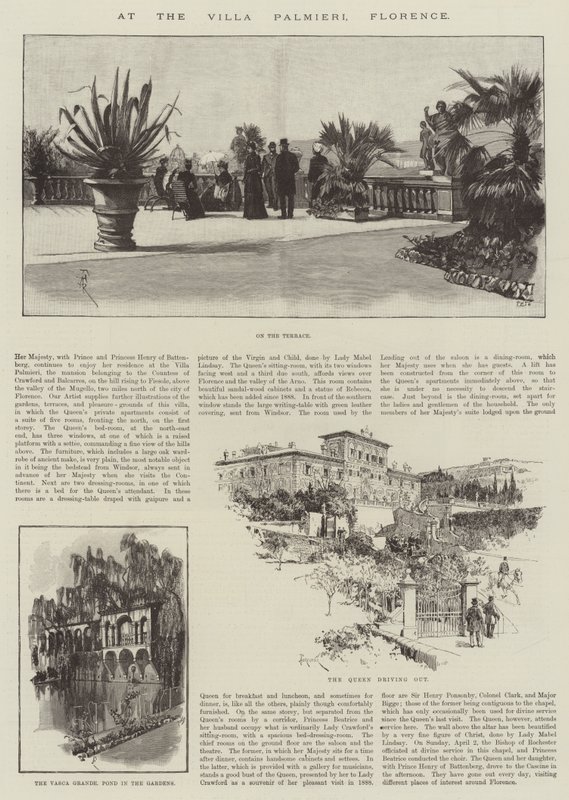 På Villa Palmieri, Firenze af Amedee Forestier