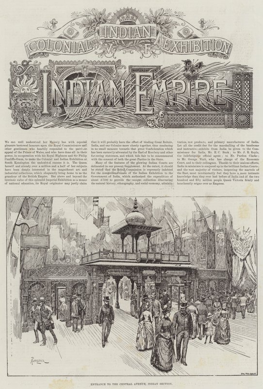 Kolonial og indisk udstilling, det indiske imperium af Amedee Forestier