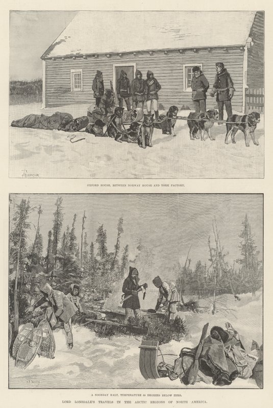 Lord Lonsdales rejser i de arktiske områder i Nordamerika af Amedee Forestier