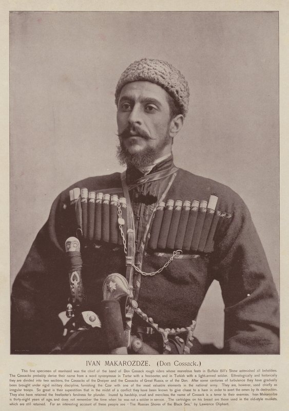 Ivan Makarozdze, Don Cossack af American Photographer