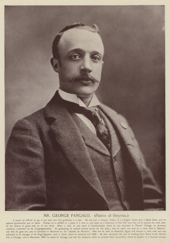 Mr. George Pangalo, indfødt af Smyrna af American Photographer