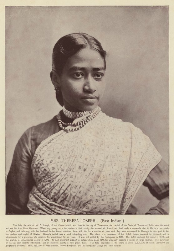 Fru Theresa Joseph, østindisk af American Photographer