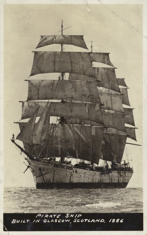 Piratskib, bygget i Glasgow, Skotland, 1886 af American Photographer