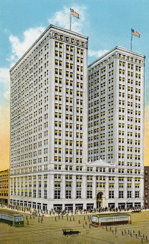 The Burnham Building (farvet foto) af American Photographer