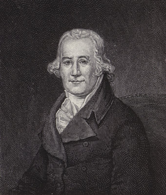 Caspar Wistar, amerikansk læge og anatom (gravering) af American School