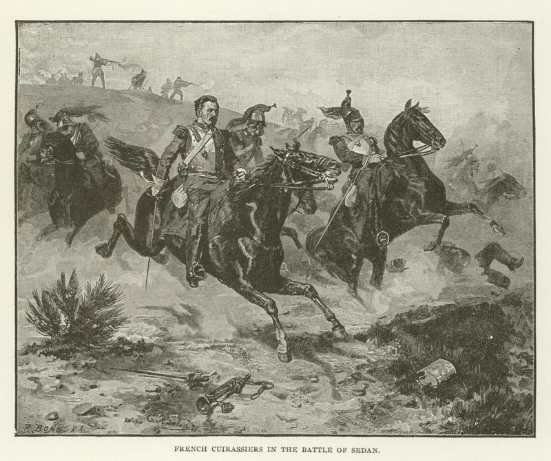 Franske Cuirassiers i slaget ved Sedan af American School