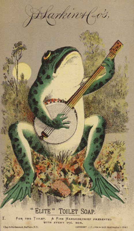 Frø spiller banjo af American School