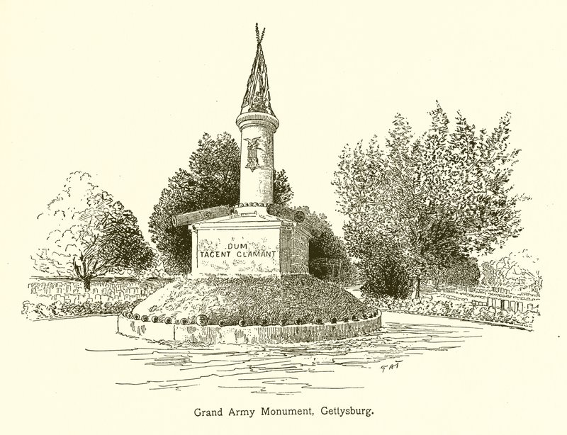 Grand Army Monument, Gettysburg af American School