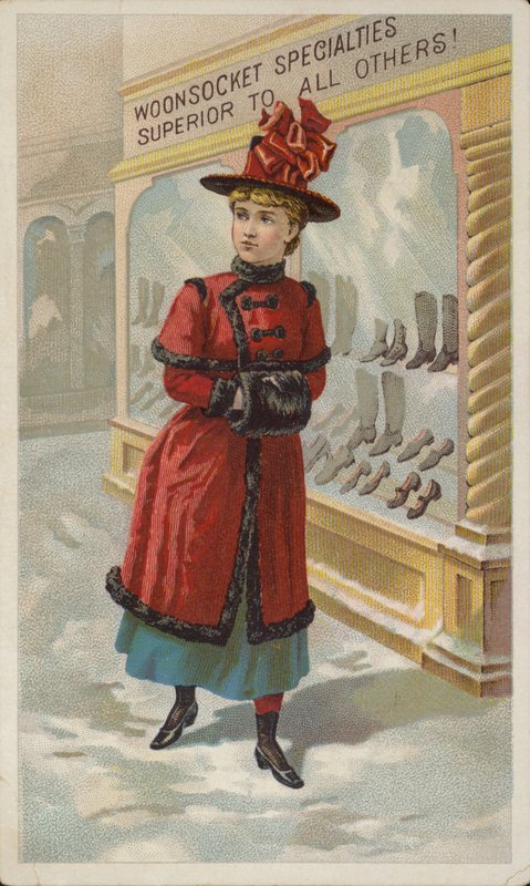 Lady Window Shopping i sne af American School
