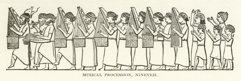 Musikalsk procession, Nineve af American School