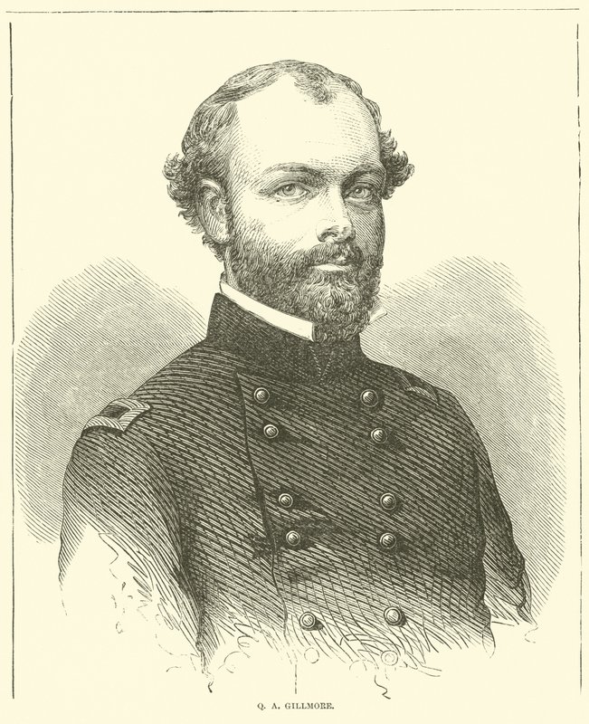 Q A Gillmore, juli 1863 af American School