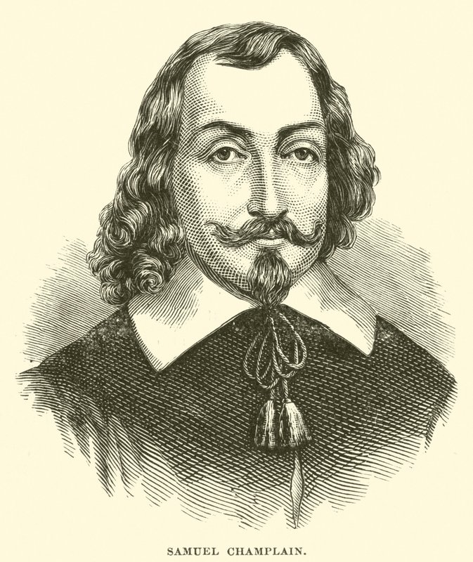 Samuel Champlain (gravering) af American School