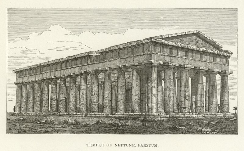 Neptuns tempel, Paestum af American School