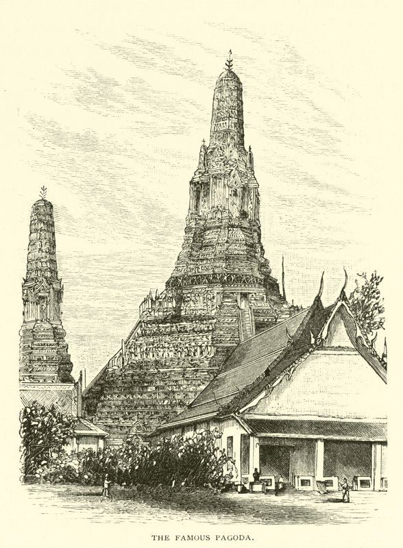 Den berømte pagode af American School