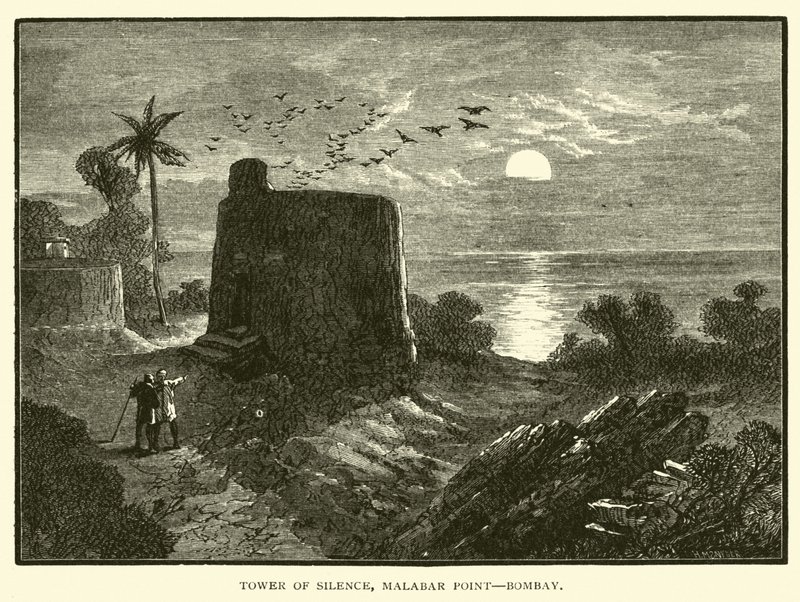 Silence Tower, Malabar Point, Bombay af American School
