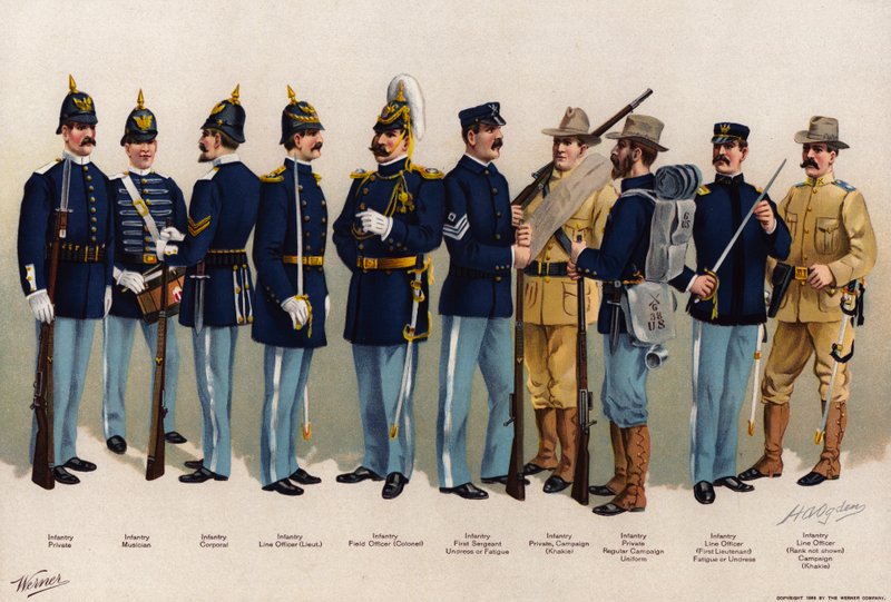 US Army, uniformer af American School