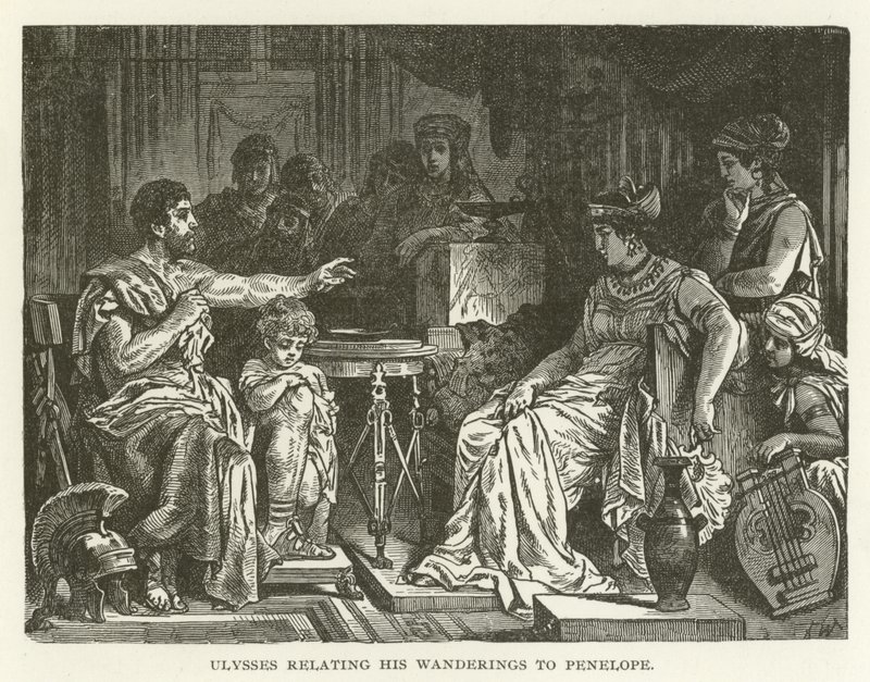 Ulysses fortæller Penelope om sine vandringer af American School