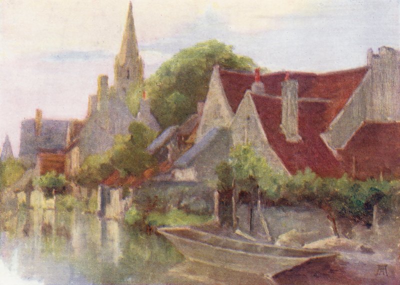 Beaulieu (farvelitografi) af Amy B. Atkinson