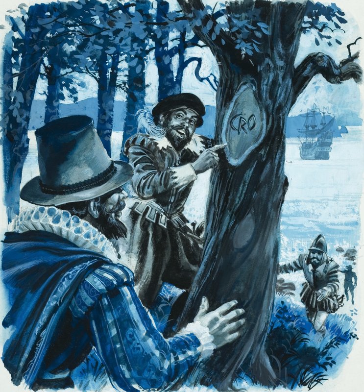 Initialer på et træ af Andrew Howat