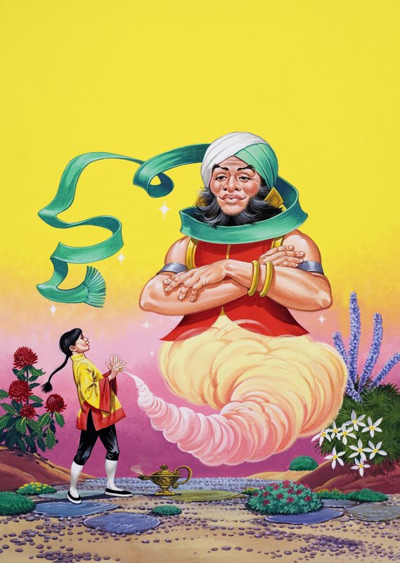 Aladdin og hans vidunderlige lampe af Angus McBride