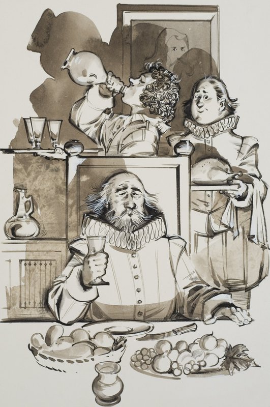 Servants (gouache på papir) af Angus McBride