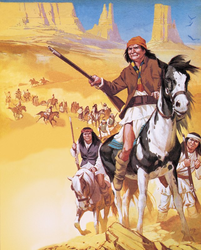 Skabelsen af Amerika: Apache Country! af Angus McBride
