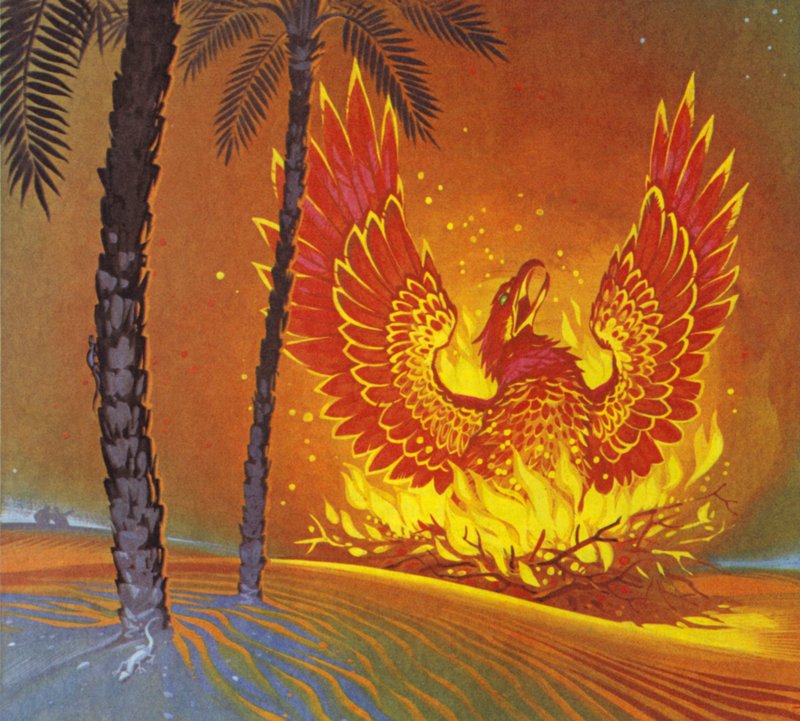 The Phoenix (farvelitografi) af Angus McBride