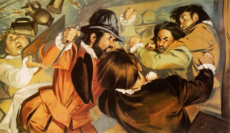 Drabet på digteren Christopher Marlowe af Angus McBride