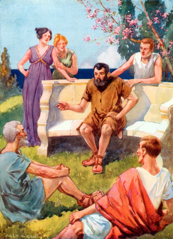 Aesop fortæller sine historier af Archibald Webb