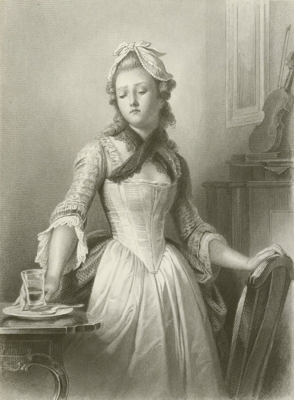 Luise Miller af Arthur Georg von Ramberg