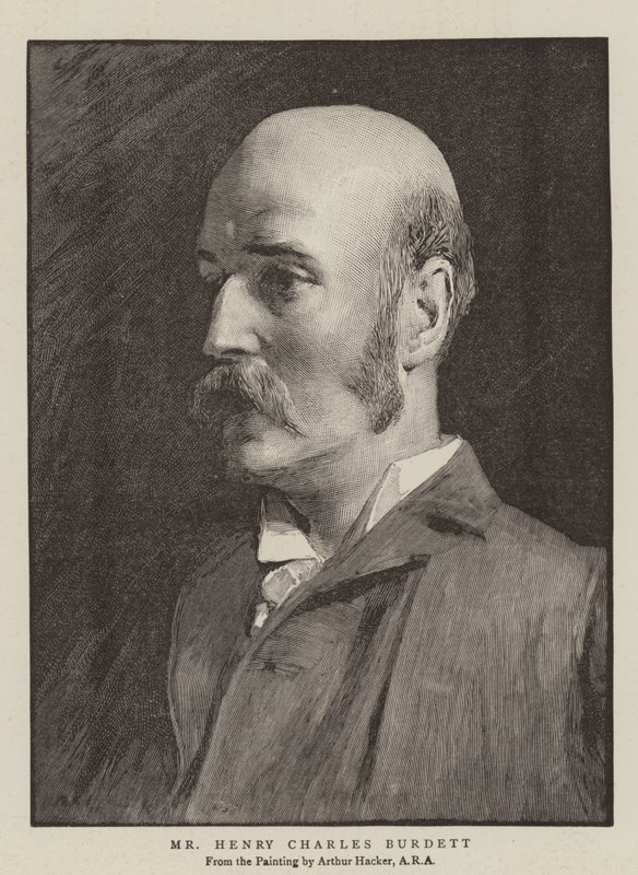 Henry Charles Burdett af Arthur Hacker