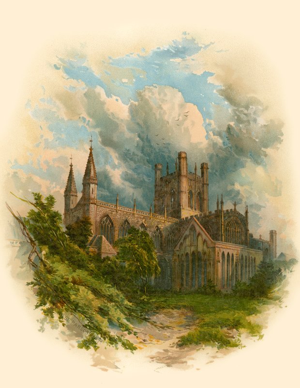 Chester Cathedral, North East af Arthur Wilde Parsons