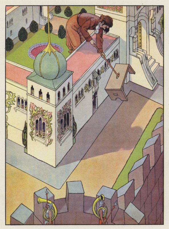 Illustration til Gullivers Travels af Jonathan Swift af Artus Scheiner