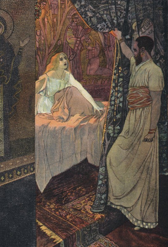 William Shakespeare, Othello (farve litho) af Artus Scheiner