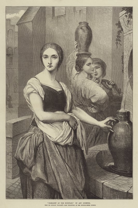 Margaret ved springvandet af Ary Scheffer