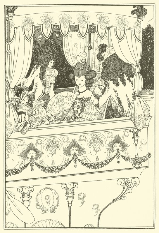 Prammen (litografi) af Aubrey (after) Beardsley