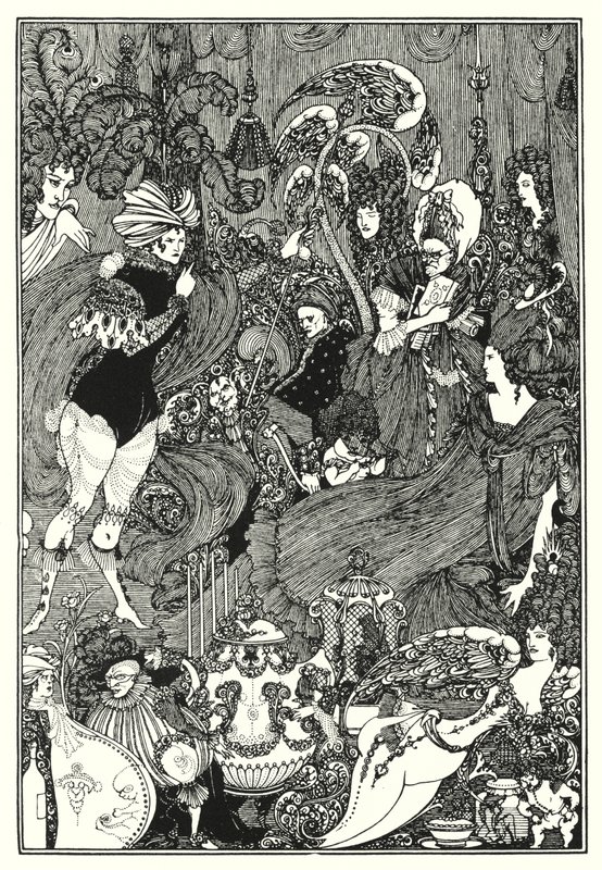 The Cave of Spleen (gravering) af Aubrey (after) Beardsley