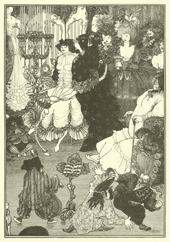 The Toilet of Helen (litografi) af Aubrey (after) Beardsley