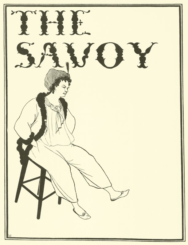 Cover Design, The Savoy af Aubrey Beardsley