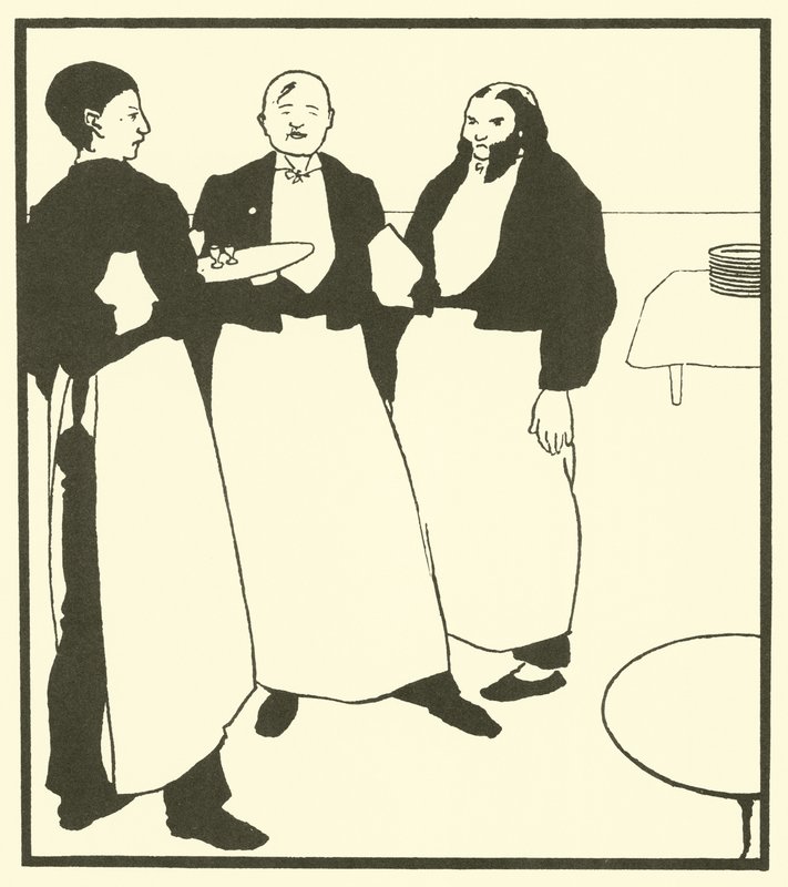 Cafe drenge af Aubrey Beardsley