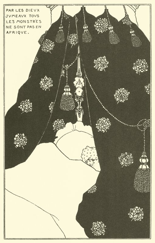 Portræt af ham selv af Aubrey Beardsley