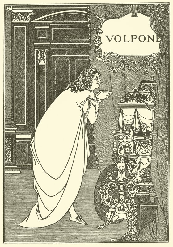 Volpone af Aubrey Beardsley