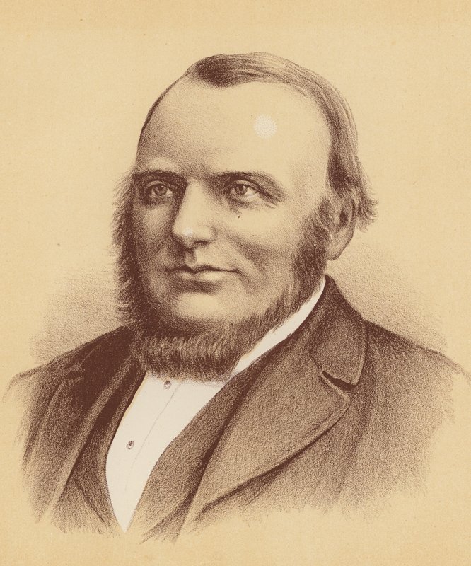 Den ærede Charles Moore (farvelitografi) af Australian School