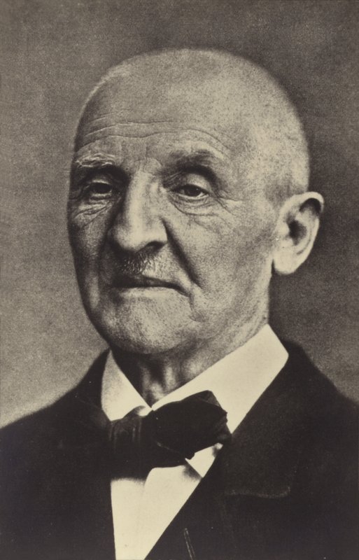 Anton Bruckner, østrigsk komponist (1824-1896). af Austrian Photographer