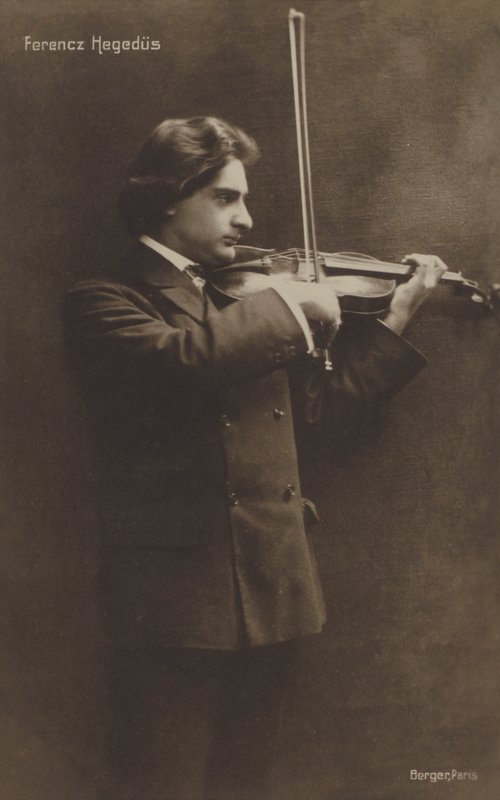 Ferencz Hegedus, ungarsk violinist af Austrian Photographer