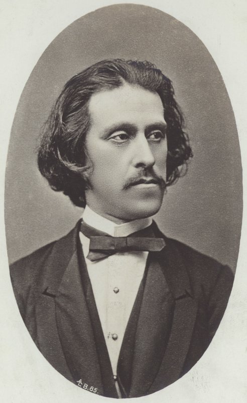 Portræt af Josef Strauss af Austrian Photographer