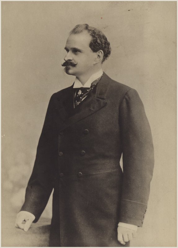 Portræt af Eduard Strauss af Austrian School